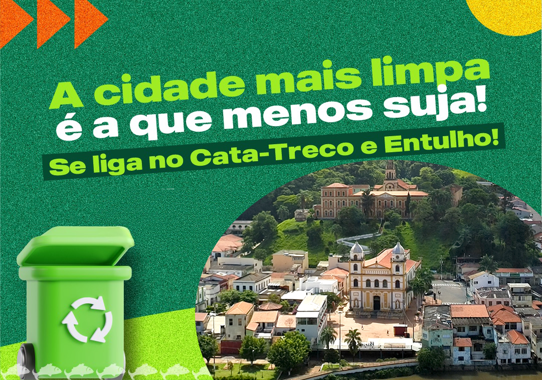 Prefeitura anuncia programação semanal do Cata-Treco e Cata-Entulho